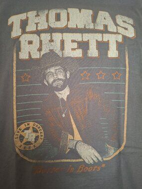 Thomas Rhett Graphic Tee - Men's Gray Short Sleeve Shirt
